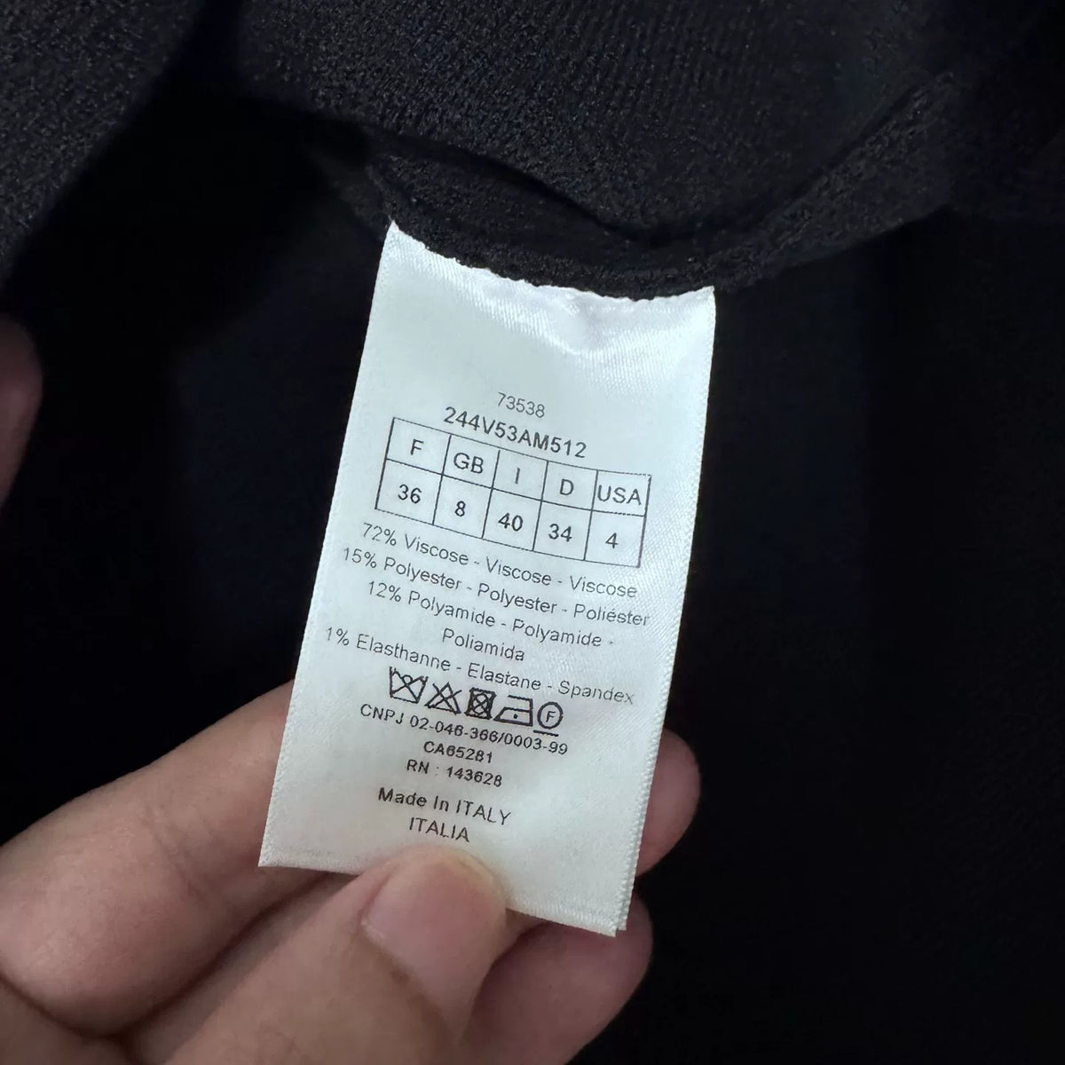 Dior star-button knit jacket