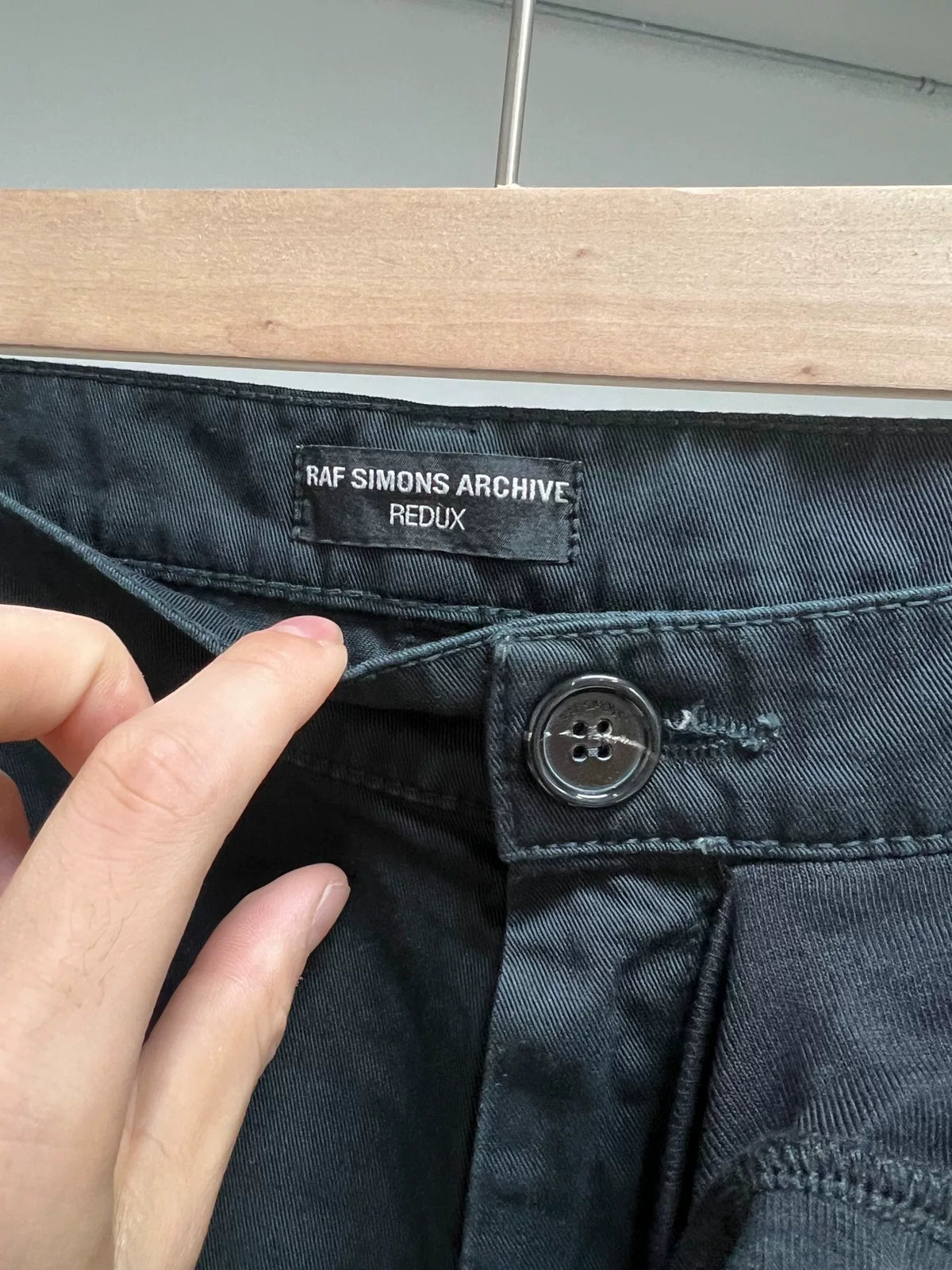 RAF SIMONS ARCHIVE REDUX Two-Piece Ribbon Deconstructed Casual Long Pants