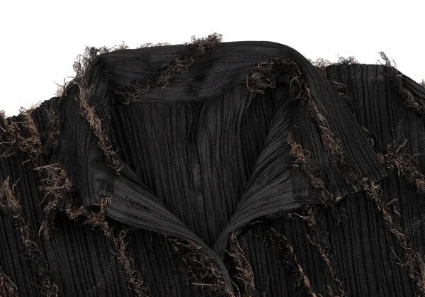 Issey Miyake Fringe Pleated Shirt