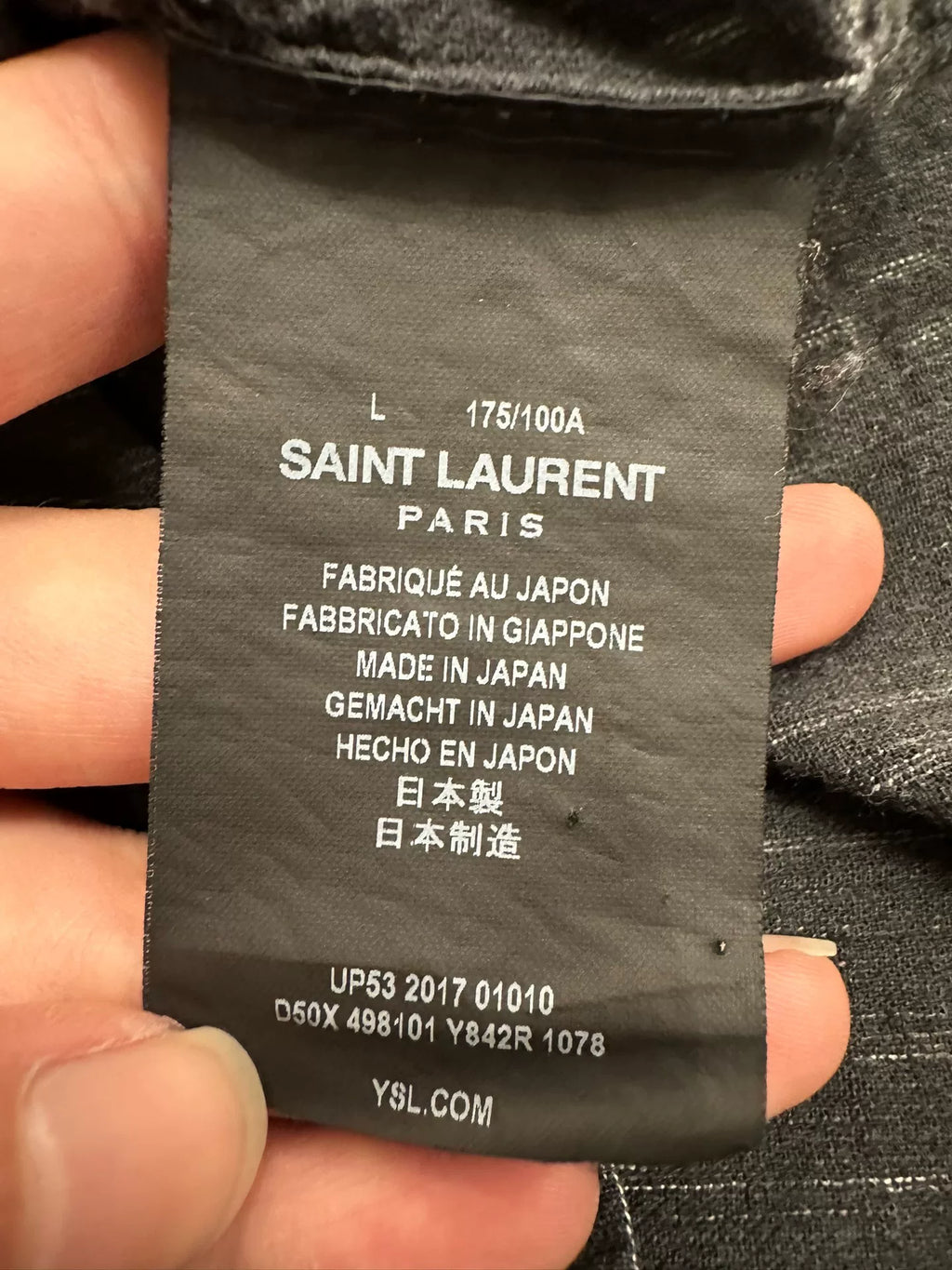 Saint Laurent SS17 Irregular Stripe Shirt