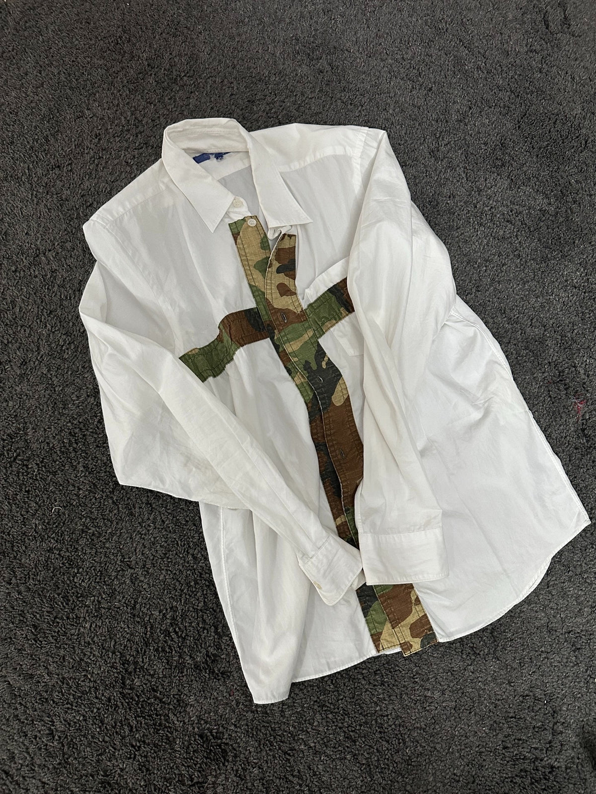 Junya Watanabe Fall 2006 Men Cross Camo Taxi Driver Shirt