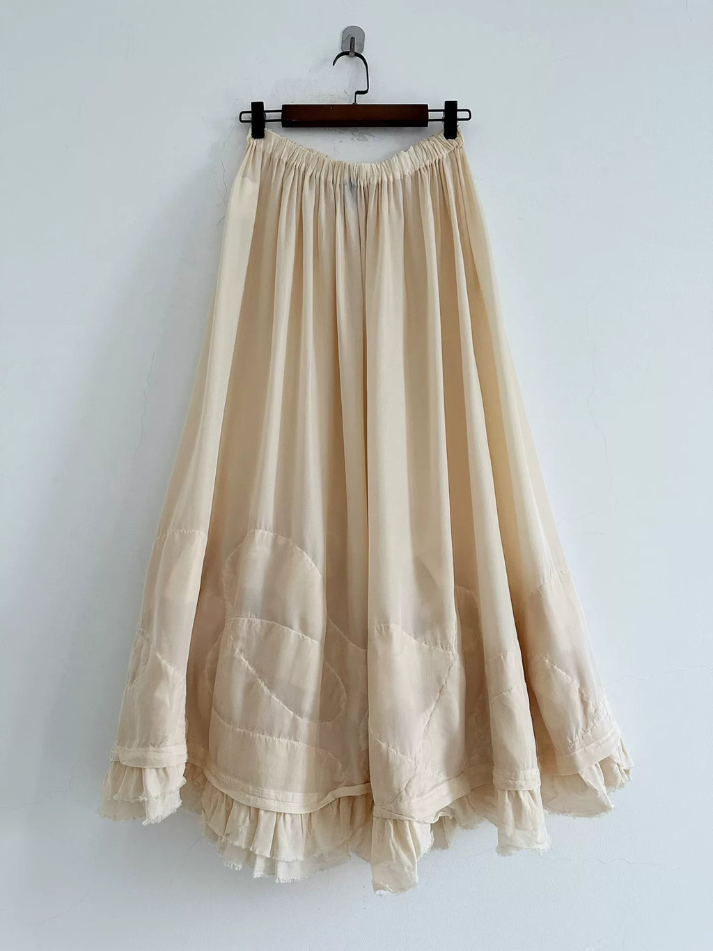 Comme Des Garcons 1999 Midi Cupro Skirt
