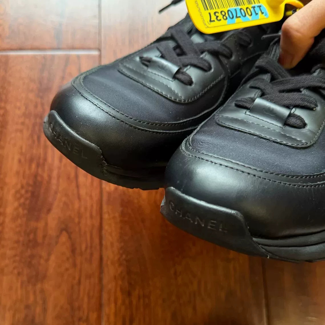 Chanel Cc Logo Black Panel Sneakers