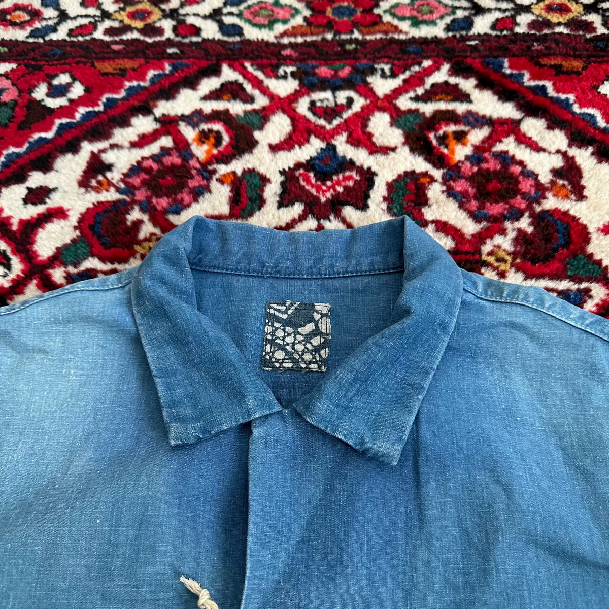 Visvim 22SS I.C.T FAIRWAY S/S DMGD Indigo Dyed Shirt