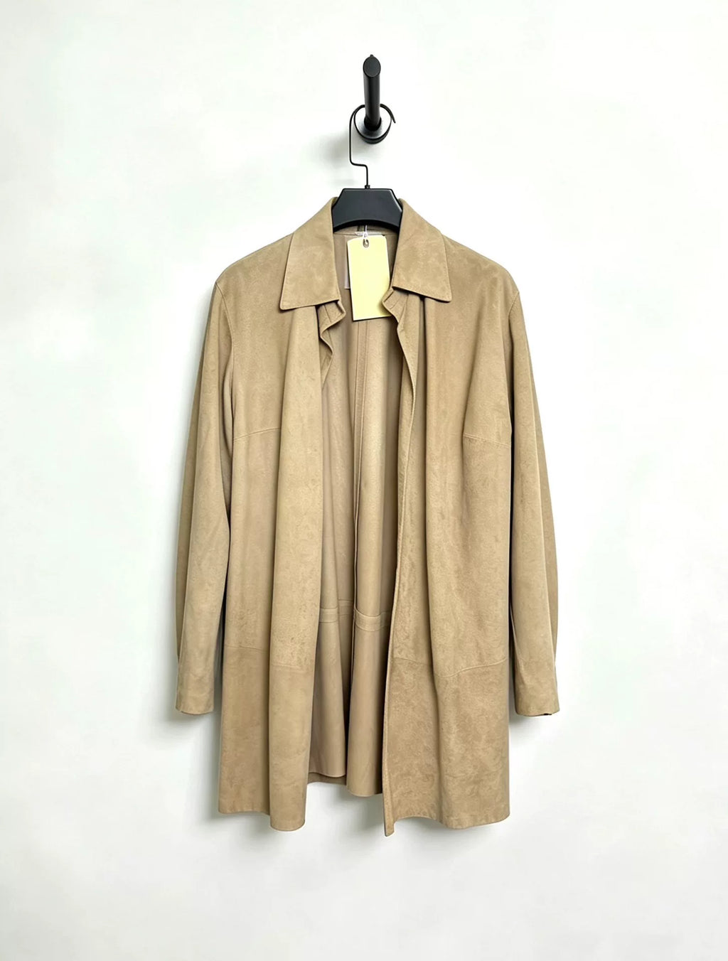 Gucci by Tom Ford 97SS Suede Leather Minimalist Coat