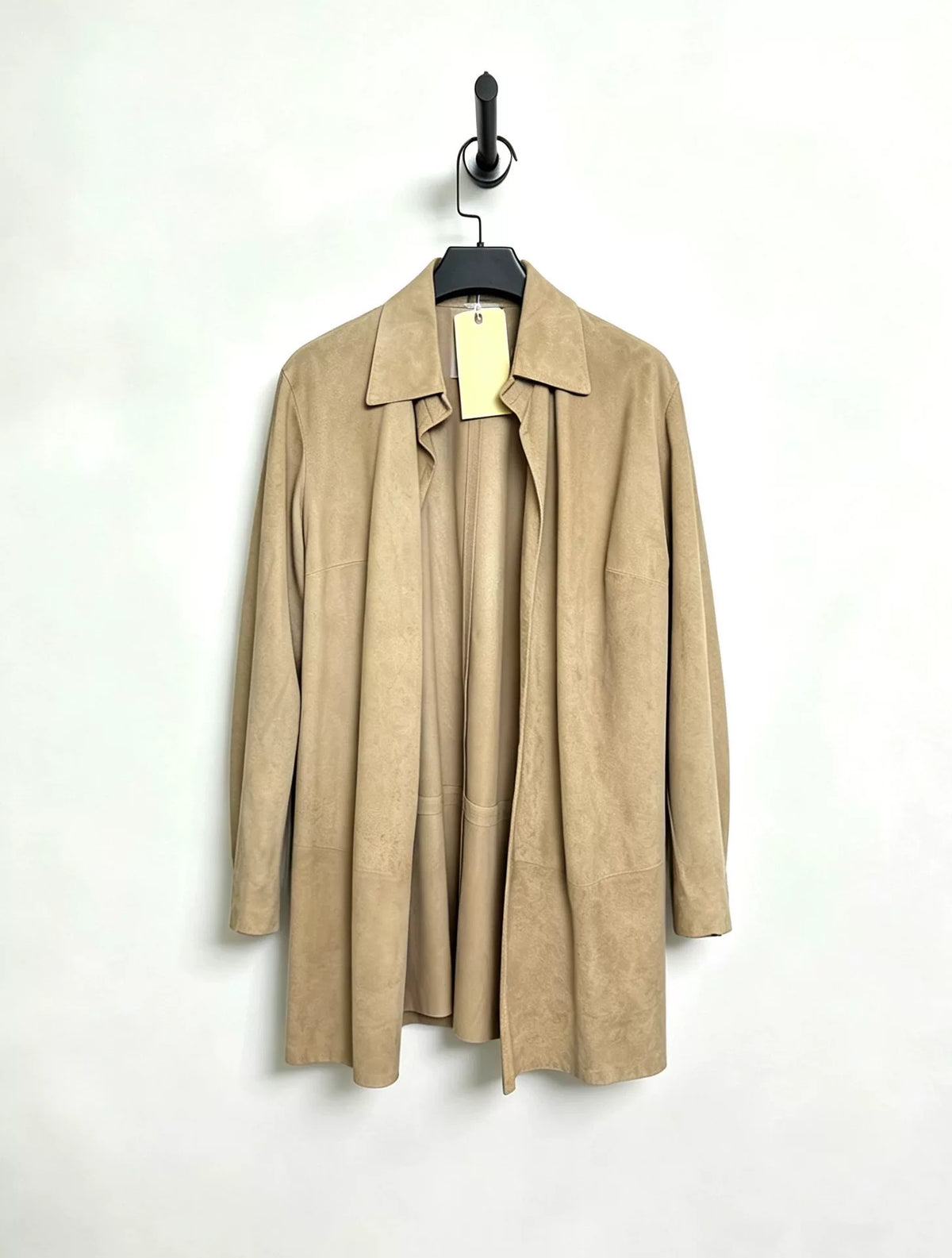 Gucci by Tom Ford 97SS Suede Leather Minimalist Coat