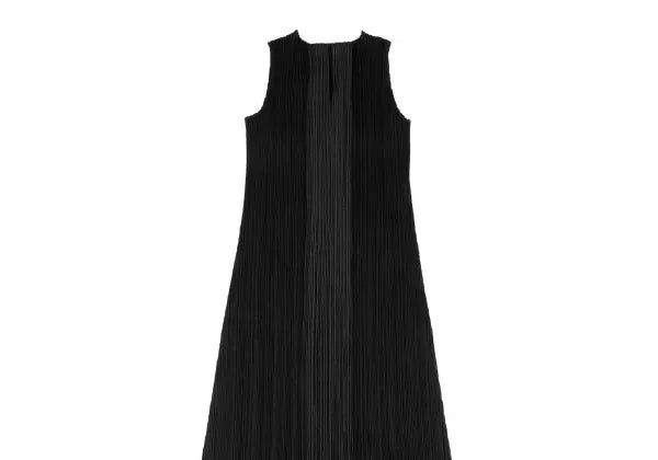 Issey Miyake Vintage Black Pleated Dress