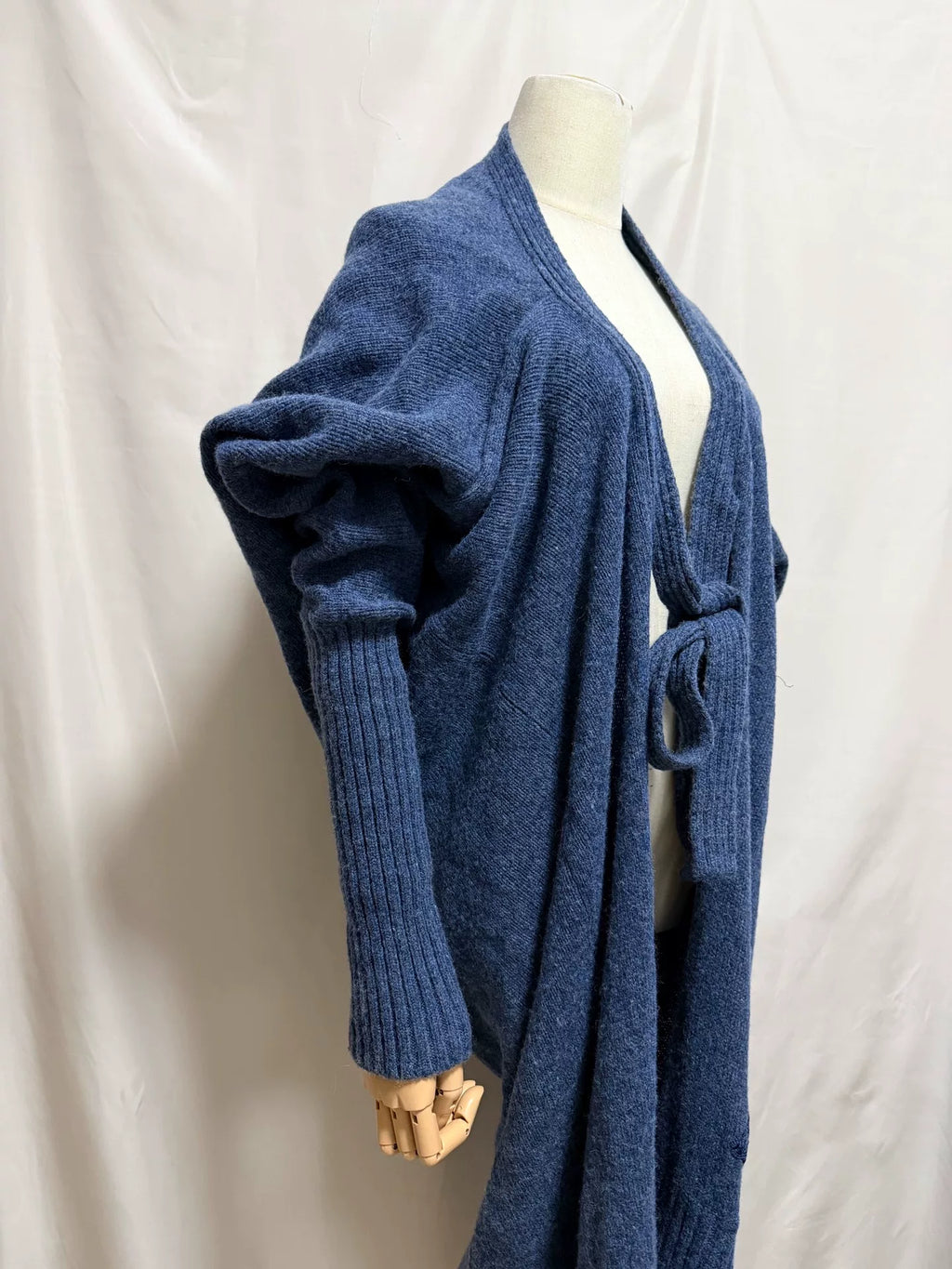 Vivienne Westwood Black Cocoon Knit Coat