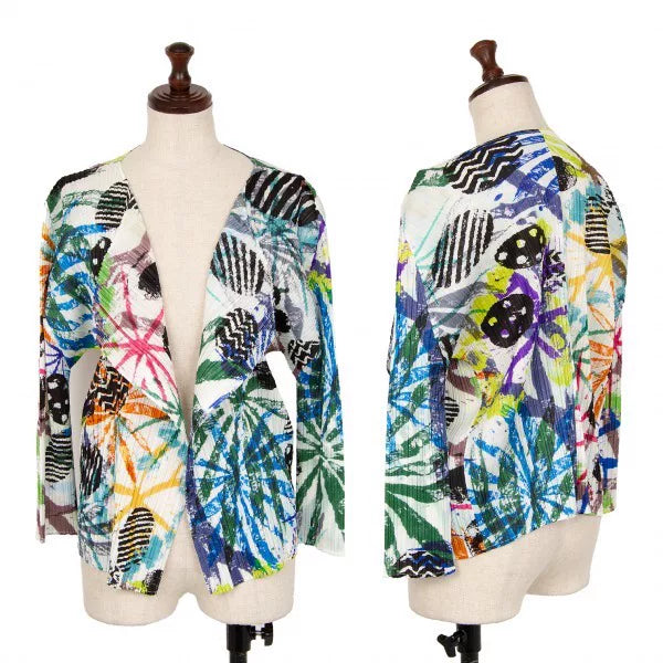 Issey Miyake Vintage Pattern Pleated Jacket