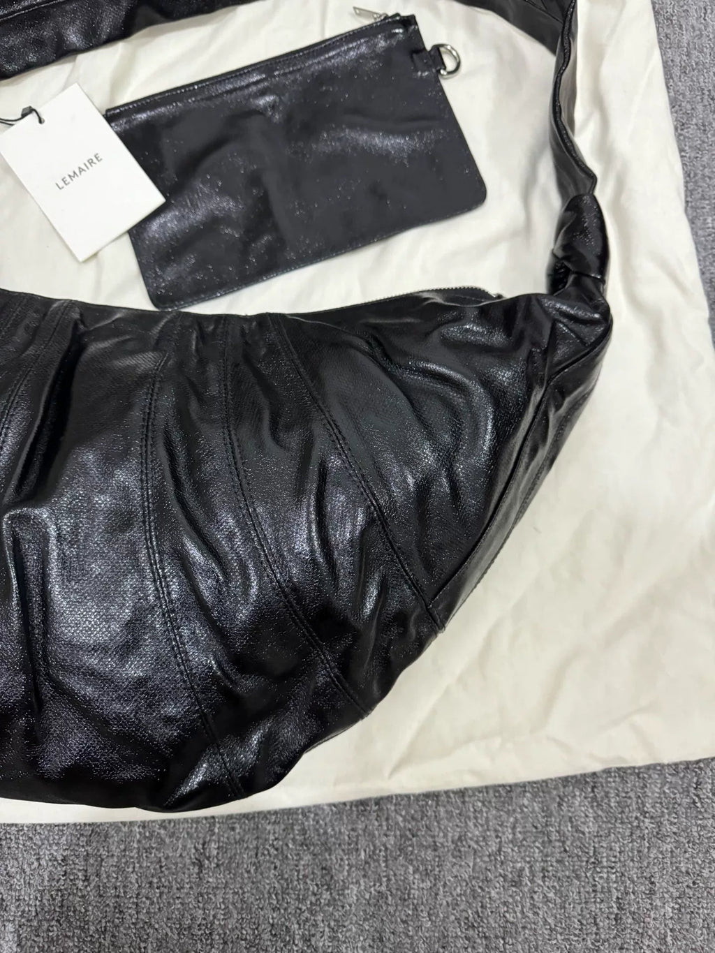 Lemaire Black Croissant 25FW Bag