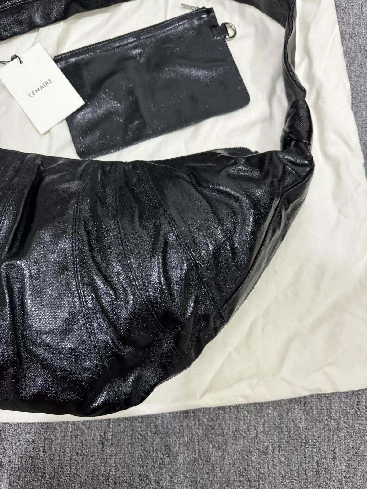Lemaire Black Croissant 25FW Bag