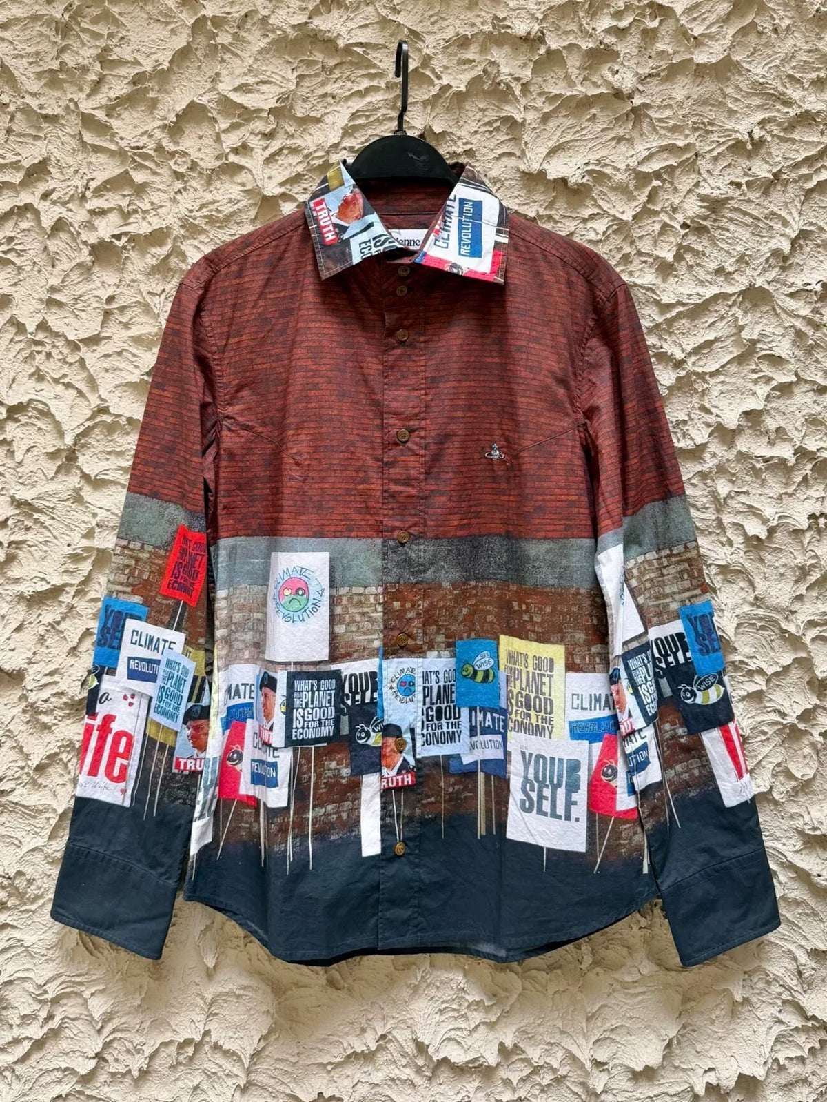 Vivienne Westwood street scene print shirt