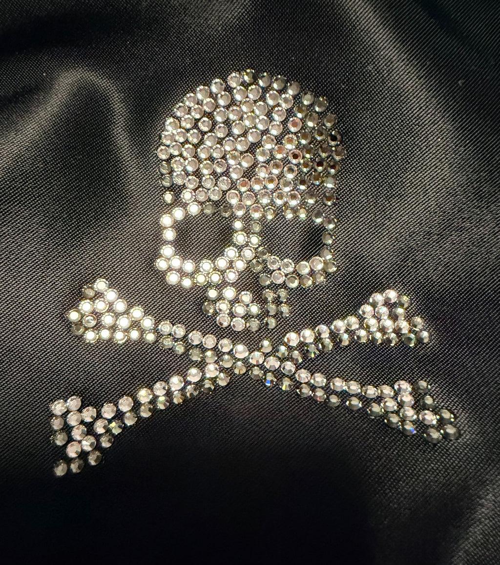 Mastermind Japan x Porter Nylon Rhinestone Skull Pouch