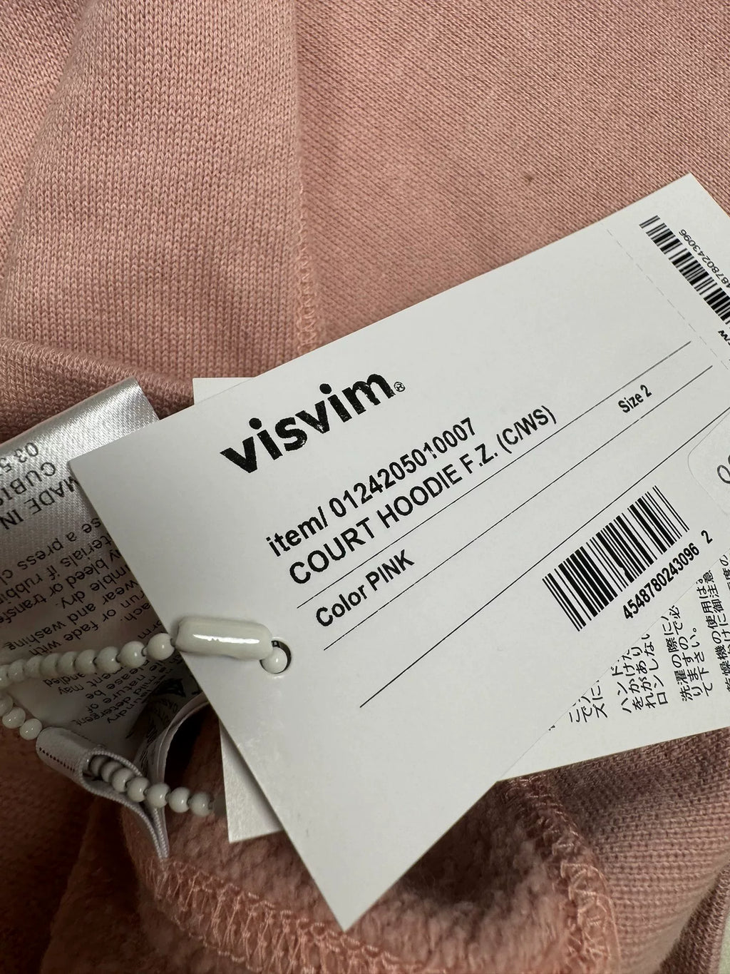 VISVIM 24aw Court HOODIE F.Z. (C/WS) Hoodie