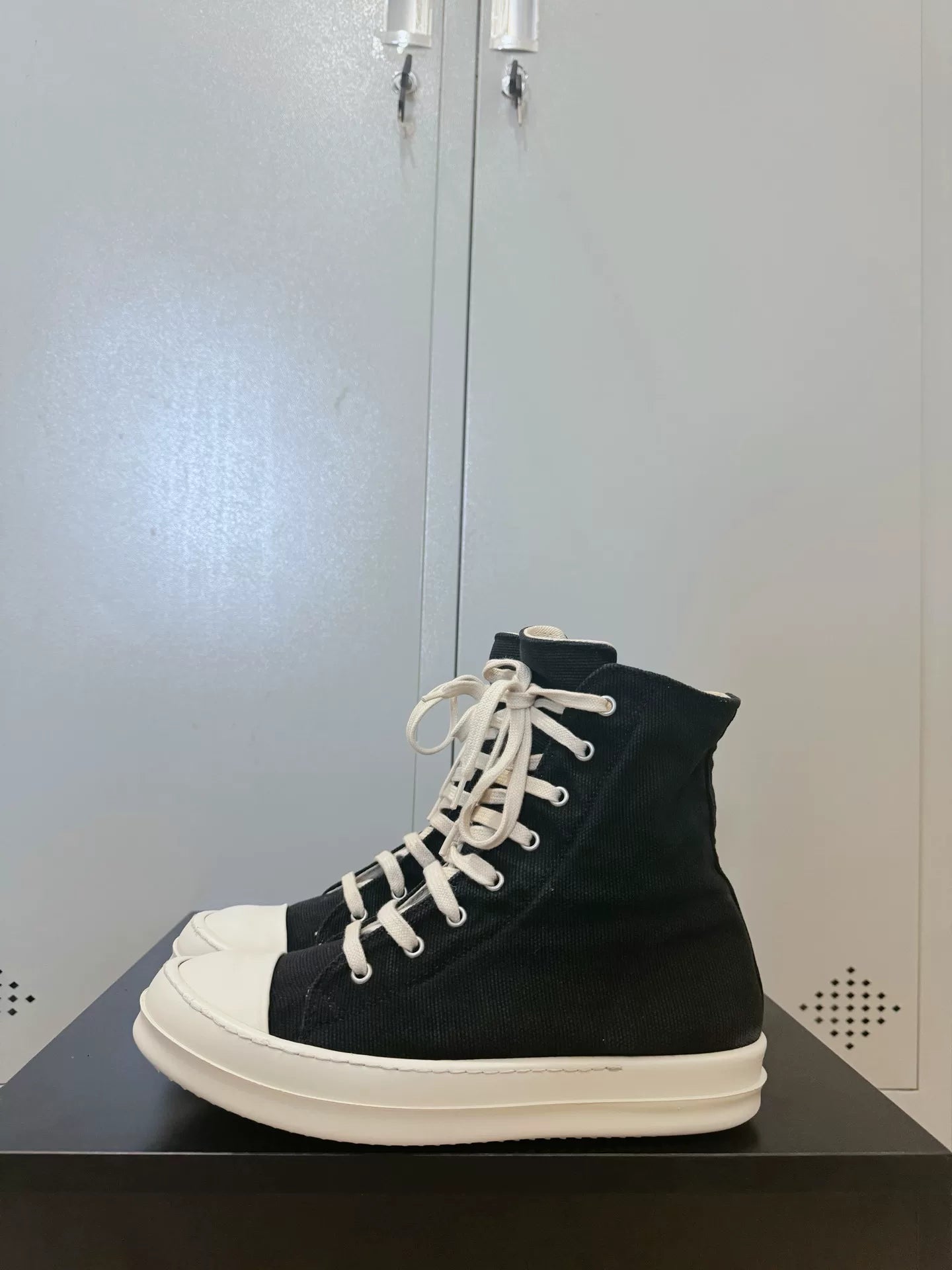 Rick Owens Drkshdw Canvas Sneakers