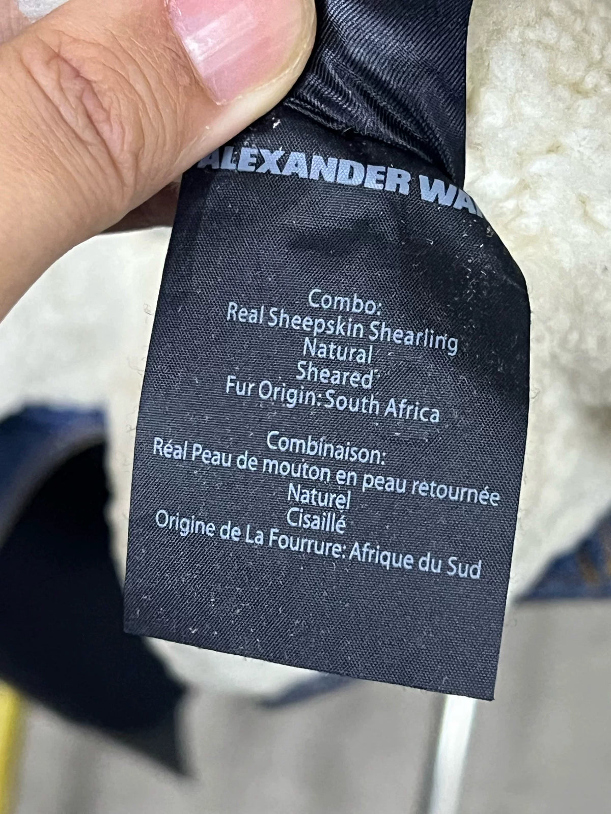 Alexander Wang Wool Denim Jacket