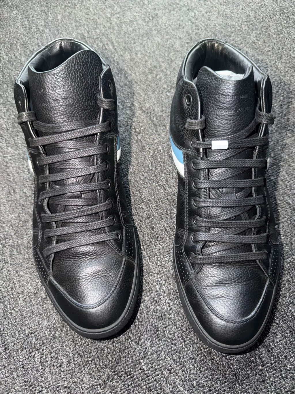 Dior Homme B01 Sneakers Black Leather High Top Trainers