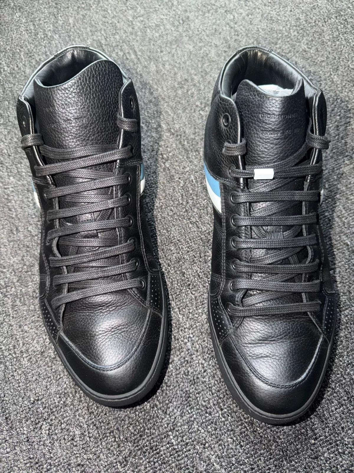 Dior Homme B01 Sneakers Black Leather High Top Trainers