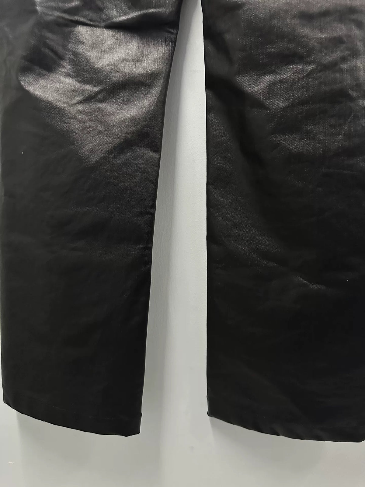 Rick Owens Geth Cut glossy waxed denim jeans