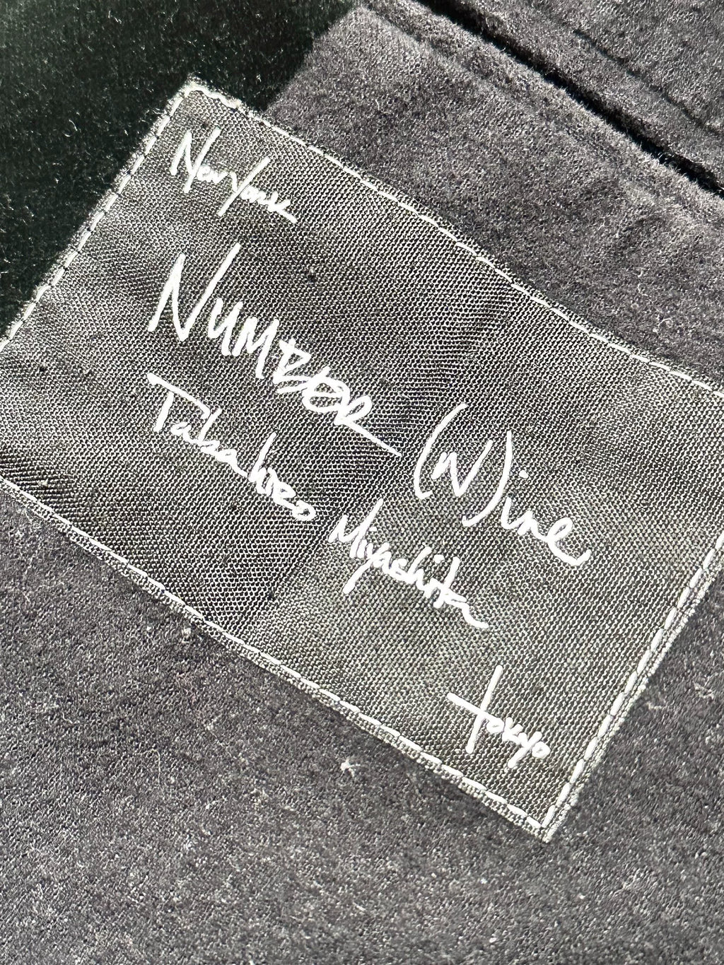 Number (N)ine 08AW Runway Velvet Jacket