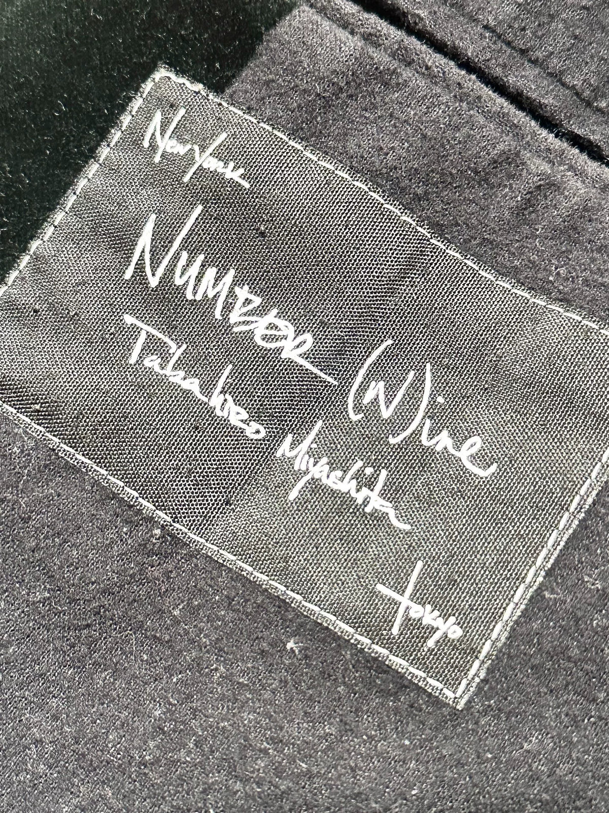 Number (N)ine 08AW Runway Velvet Jacket