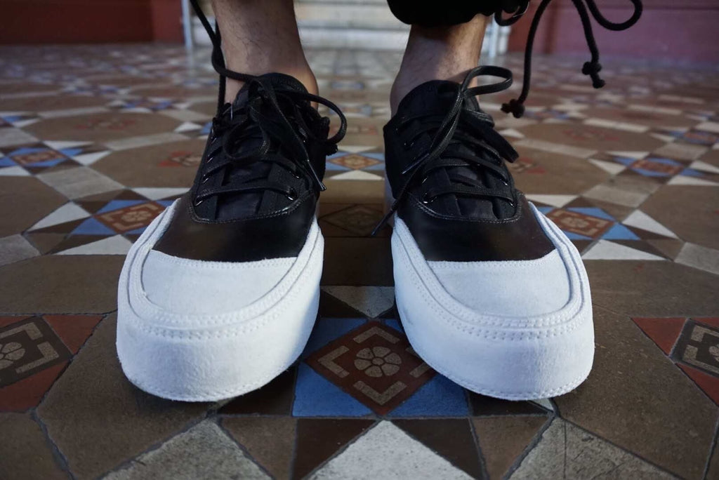 Yohji Yamamoto × Adidas Y3 Black Matchcourt Low Sneakers