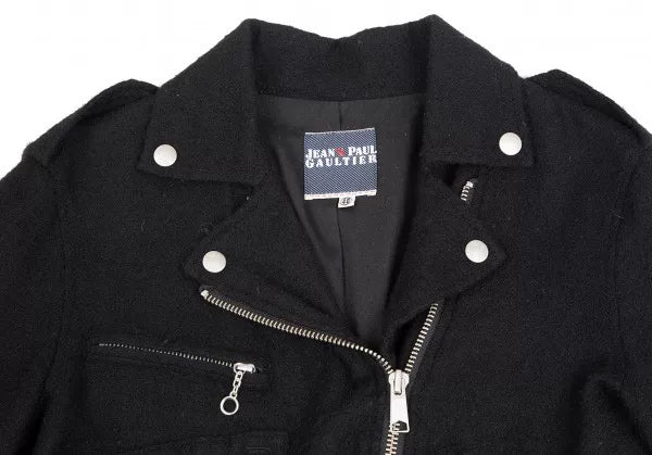 Jean Paul Gaultier Vintage Black Motorcycle Jacket