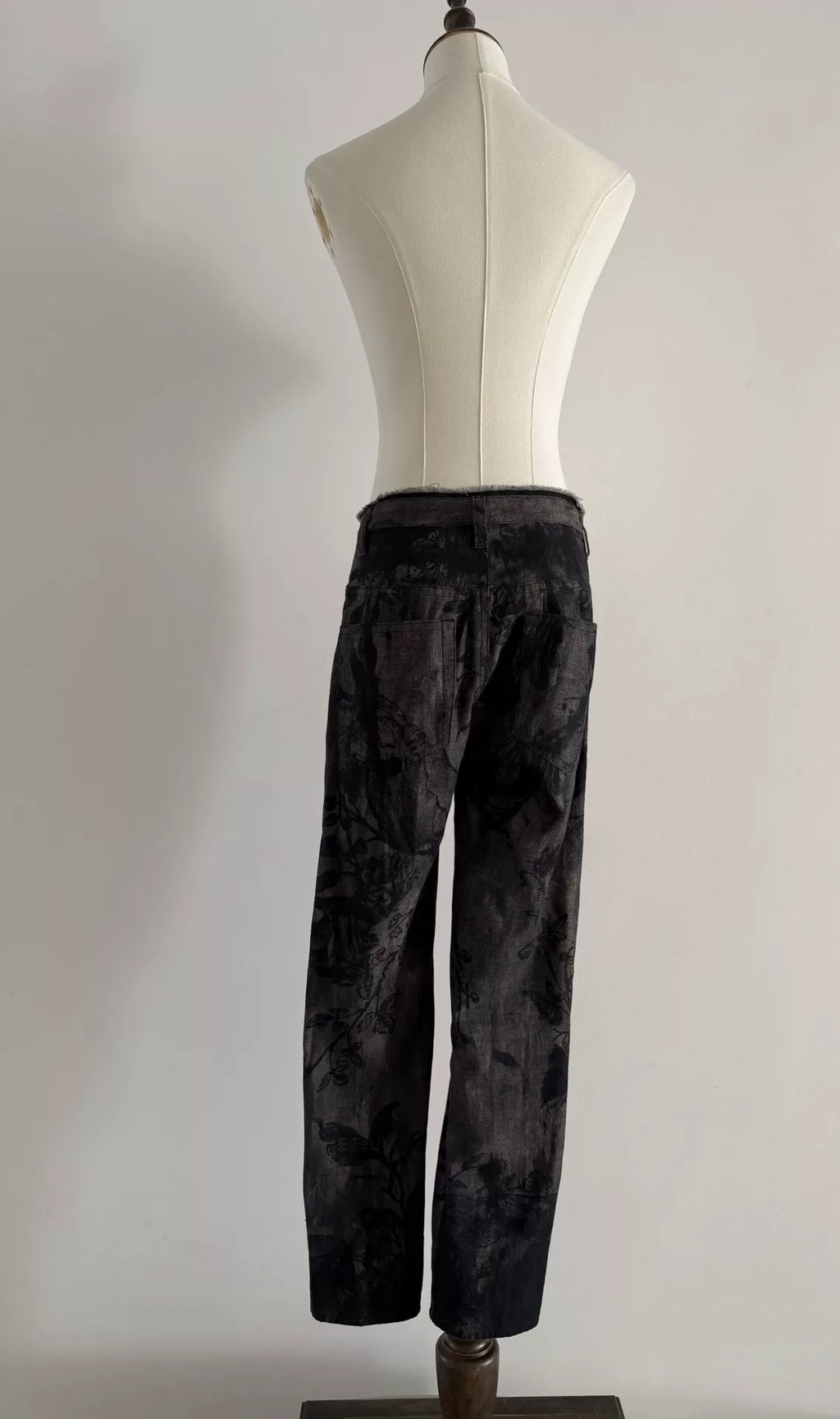 Y's Yohji Yamamoto Print Trousers