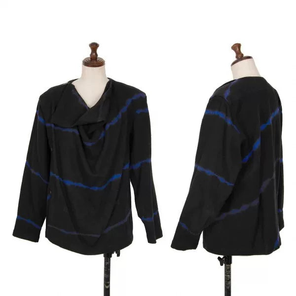 Issey Miyake Vintage Black Blue Top