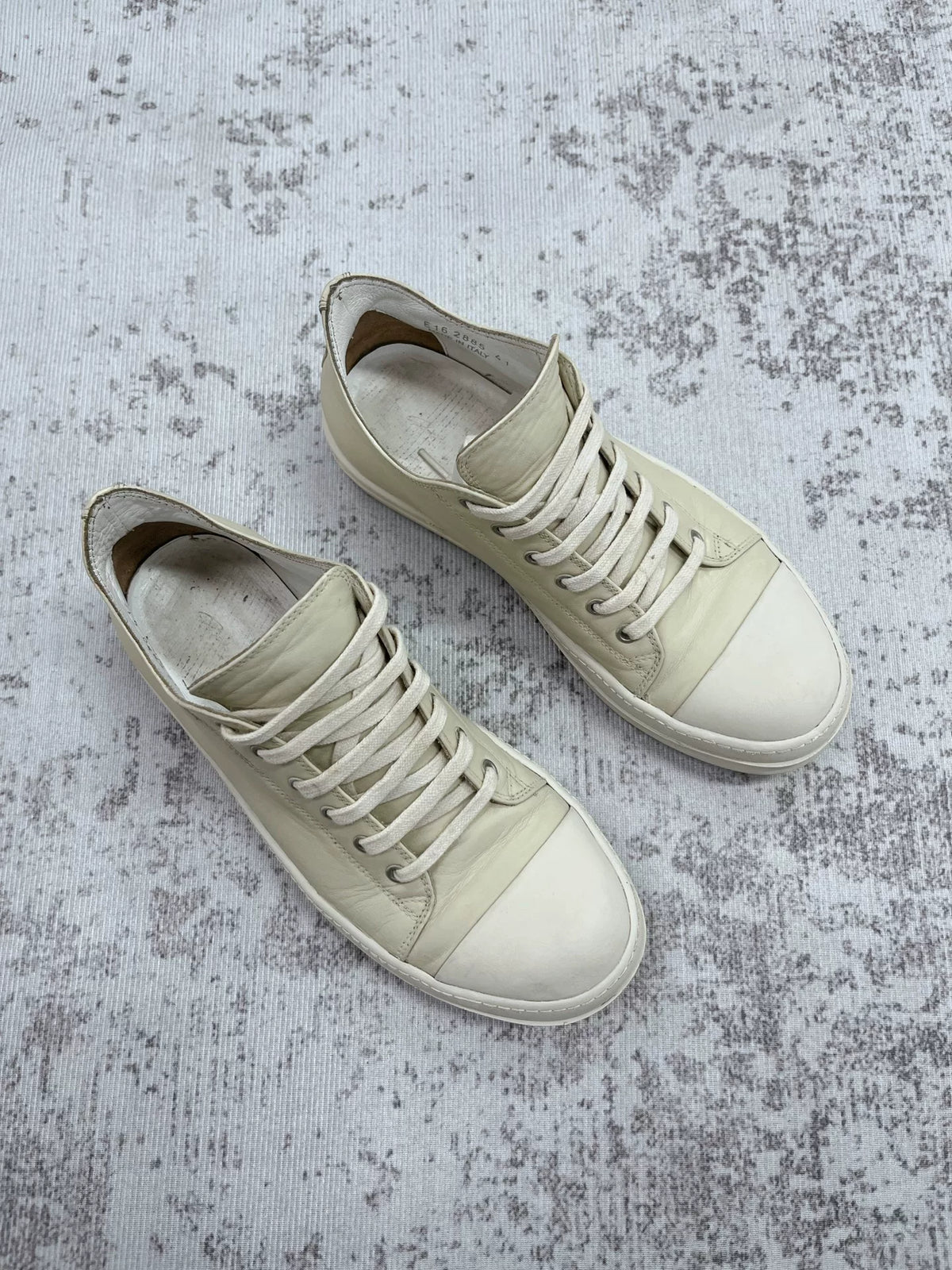 Rick Owens Drkshdw 2017 Natural Ramones Low