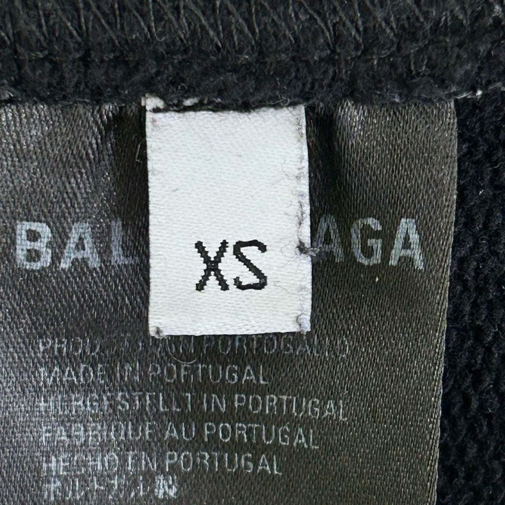 Balenciaga Double-Waist Ruched Washed Trousers