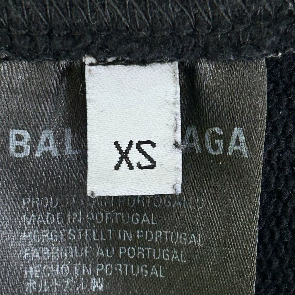 Balenciaga Double-Waist Ruched Washed Trousers