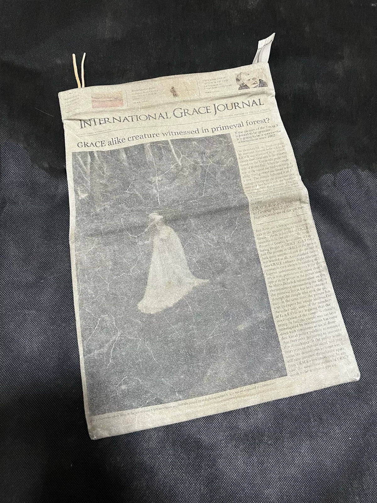 Undercover Takahiro Minagawa Grace Newspaper Leather Bag