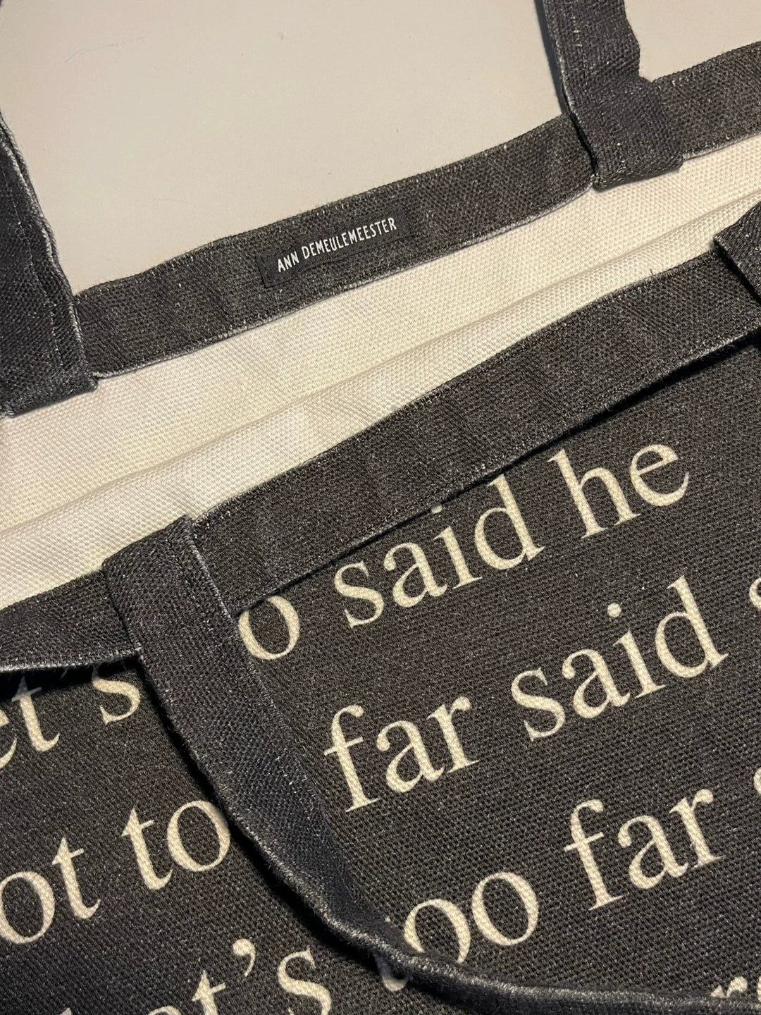 Ann Demeulemeester Tote Bag