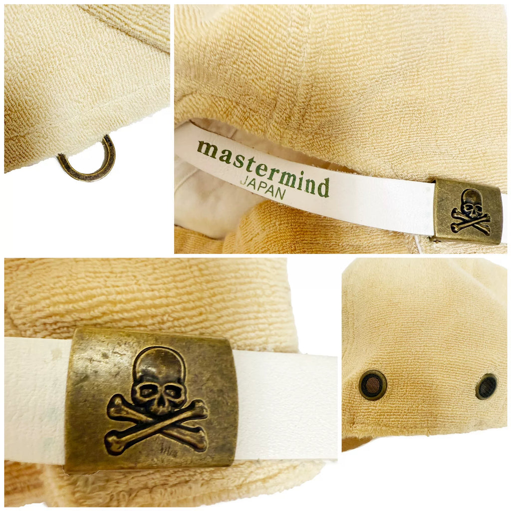 Mastermind Japan 10SS Mainline Terry Gold Embroidered Skull Baseball Cap