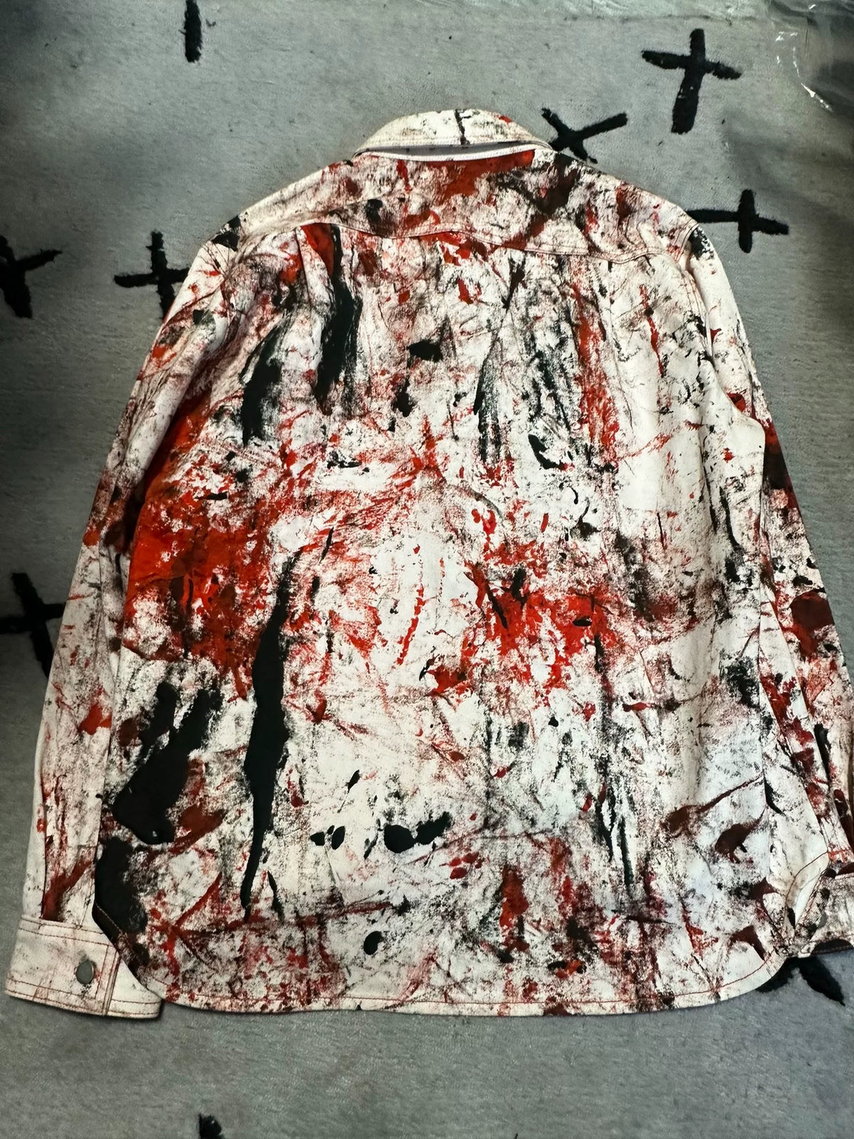 Raf Simons SS19 LA CA Paint Splatter Soto Shirt
