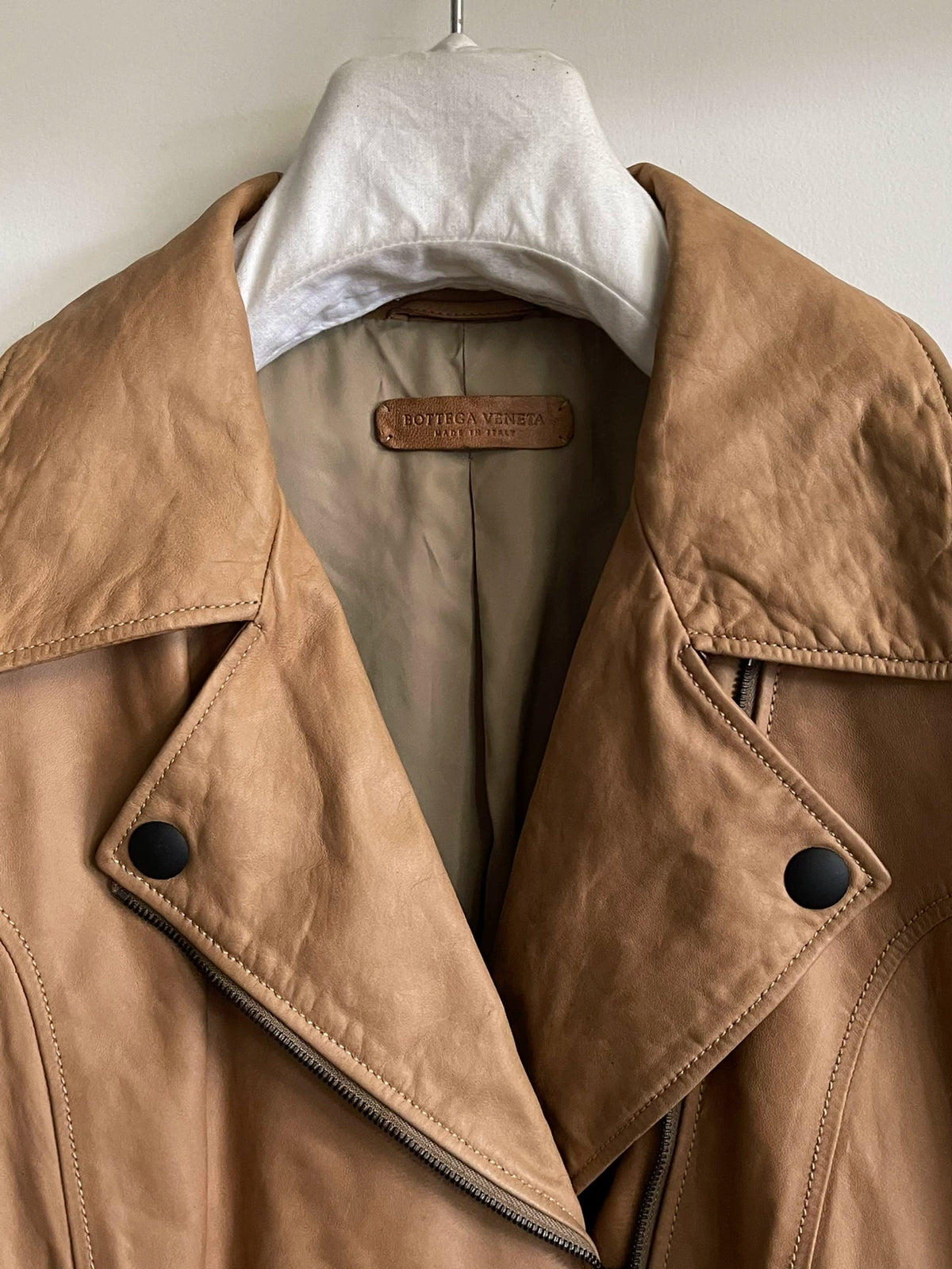 Bottega Veneta Motorcycle Rider Jacket Leather
