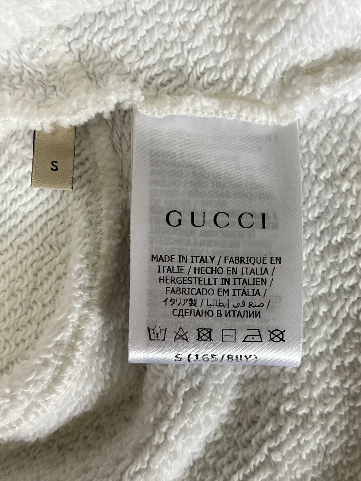 Gucci Rainbow Sequin Cropped Hoodie