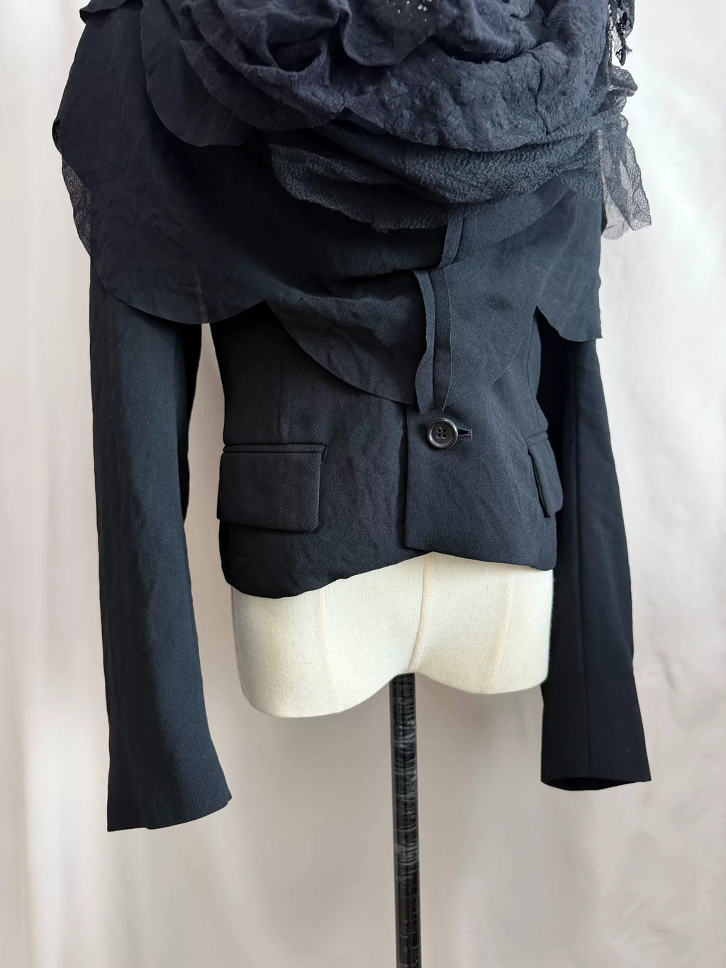 Comme des Garçons Rei Kawakubo 1995ad Mesh Layered Top Jacket