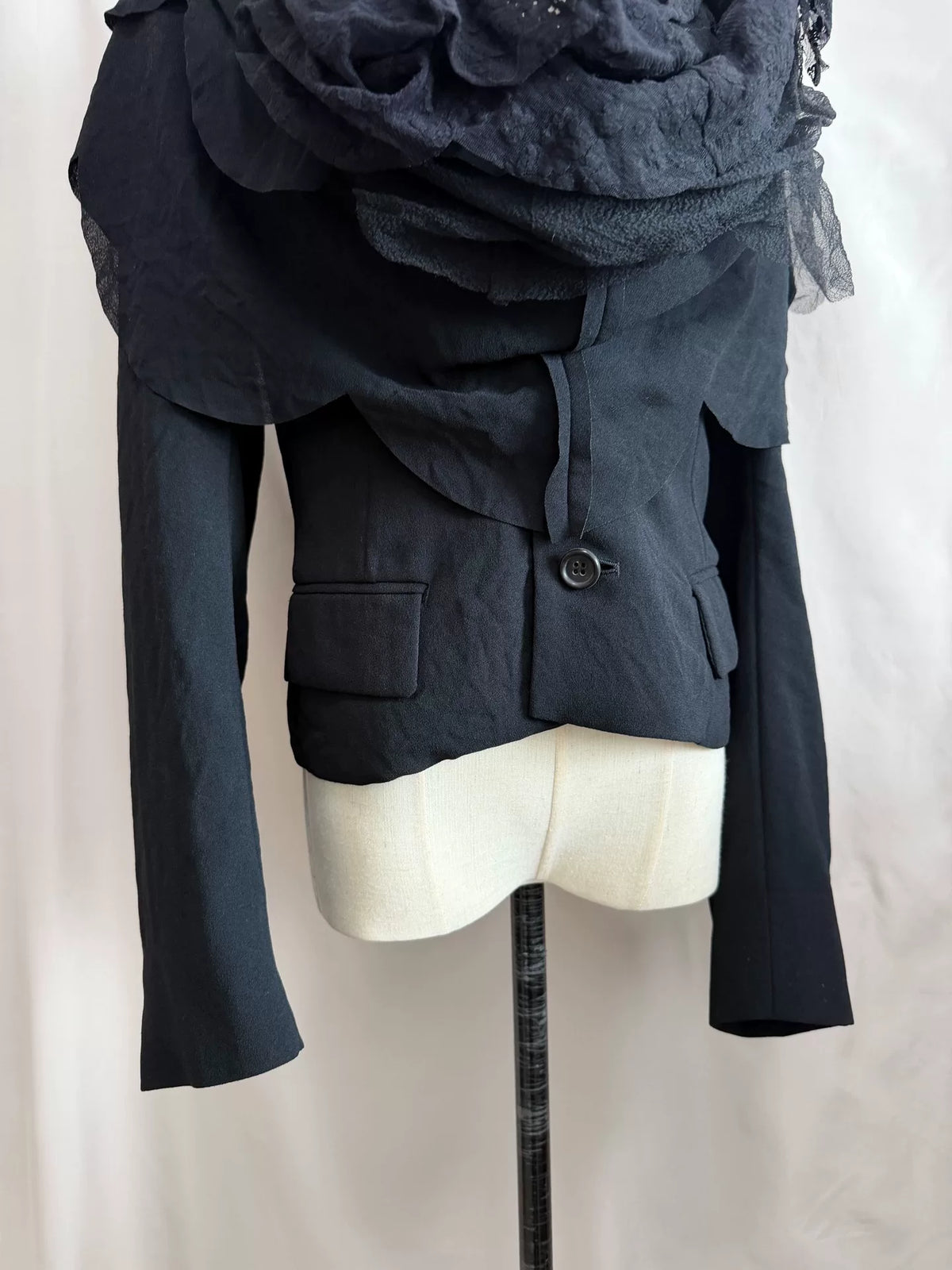 Comme des Garçons Rei Kawakubo 1995ad Mesh Layered Top Jacket