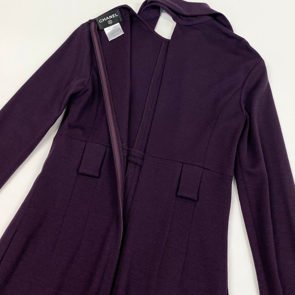 Chanel AW07 Bow Wool Dress