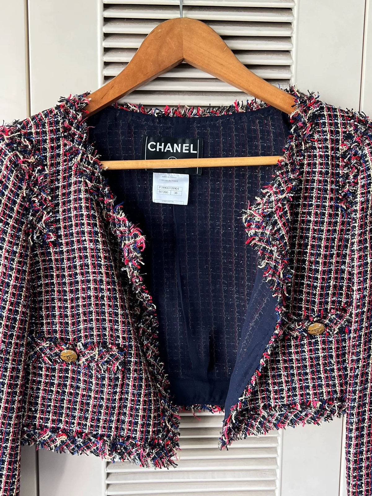 Chanel CHANEL Tweed Cropped Jacket