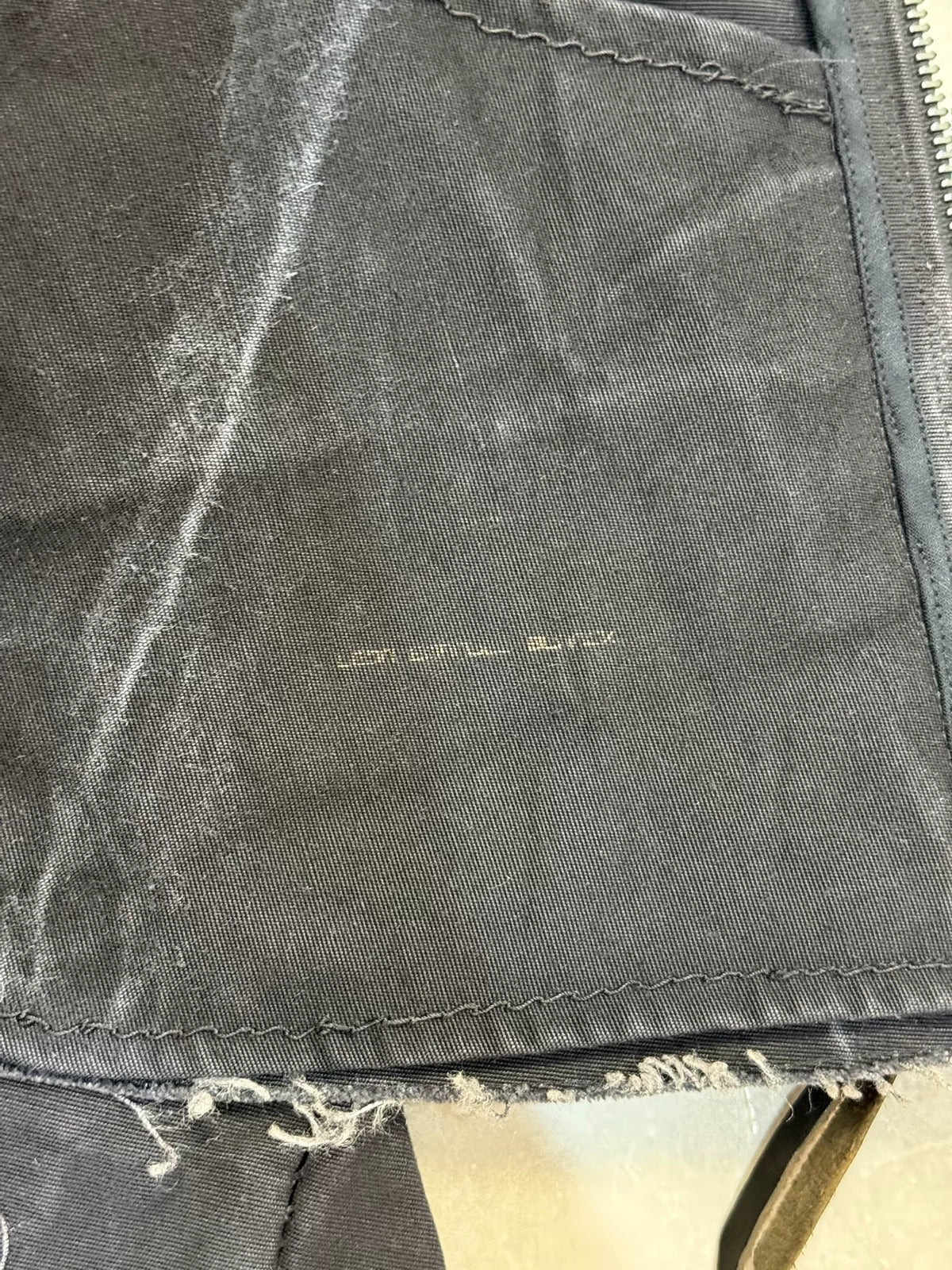 Leon Emanuel Blanck Leb Deconstructed Canvas Jacket