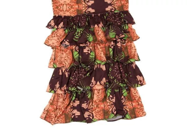 Jean Paul Gaultier Vintage Patterned Multi-Layer Lace Skirt