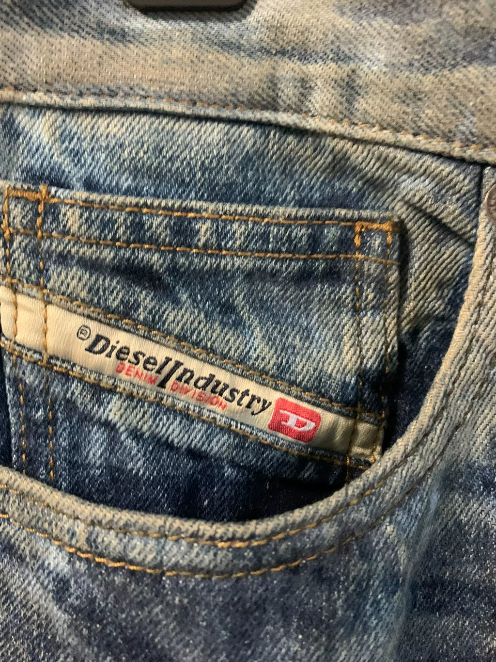 Diesel Zip-Up Denim Jeans