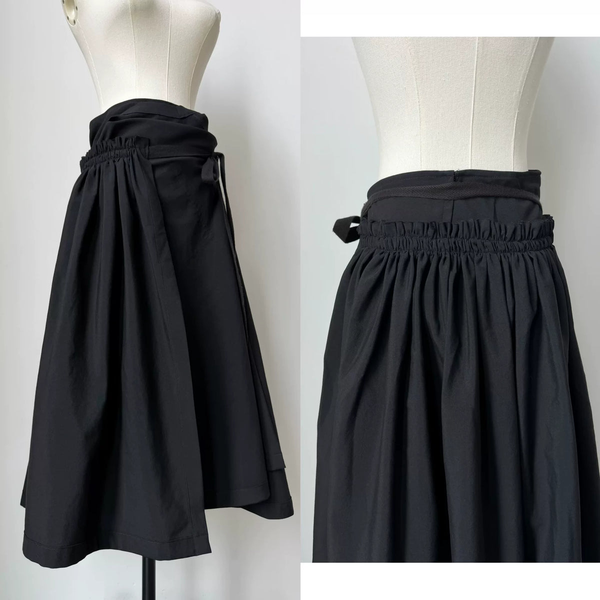Junya Watanabe 2004 multi-layer wrap skirt