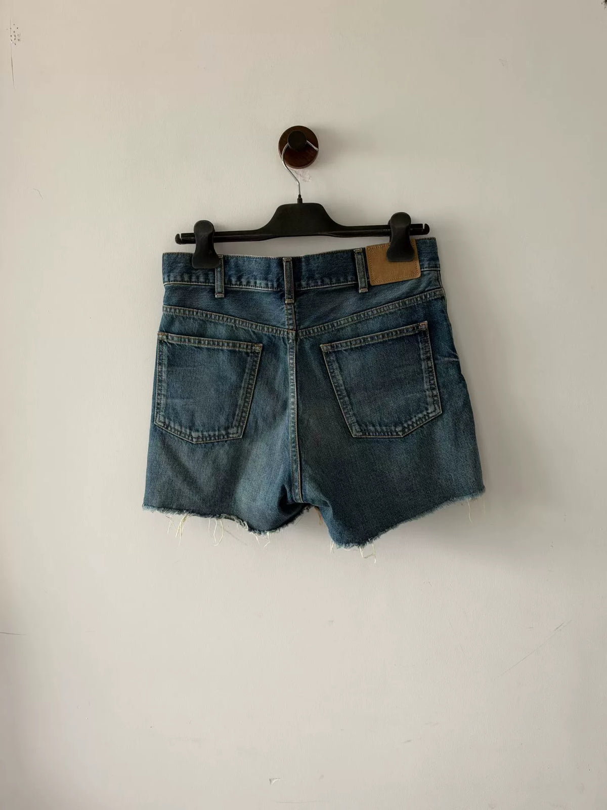 Celine Arc de Triomphe Denim Shorts