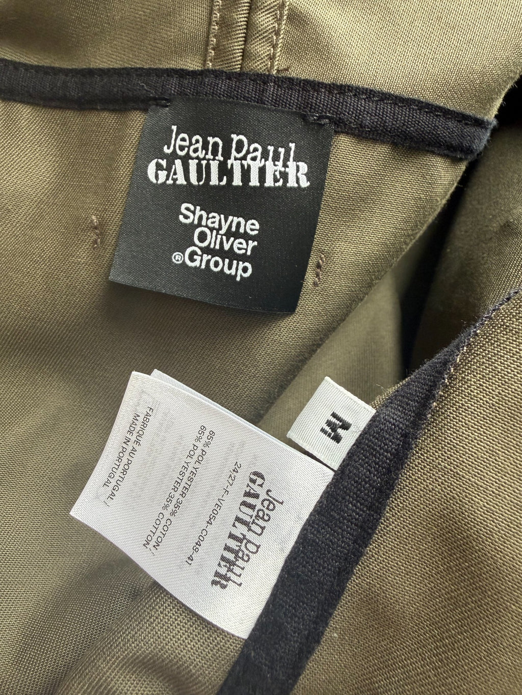 Jean Paul Gaultier Khaki Shayne Oliver Edition Jacket