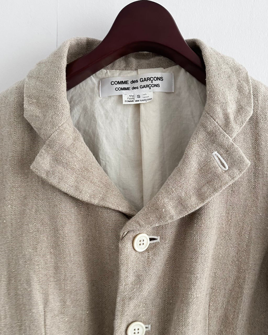 Comme Des Garçons SS12 Linen Jacket
