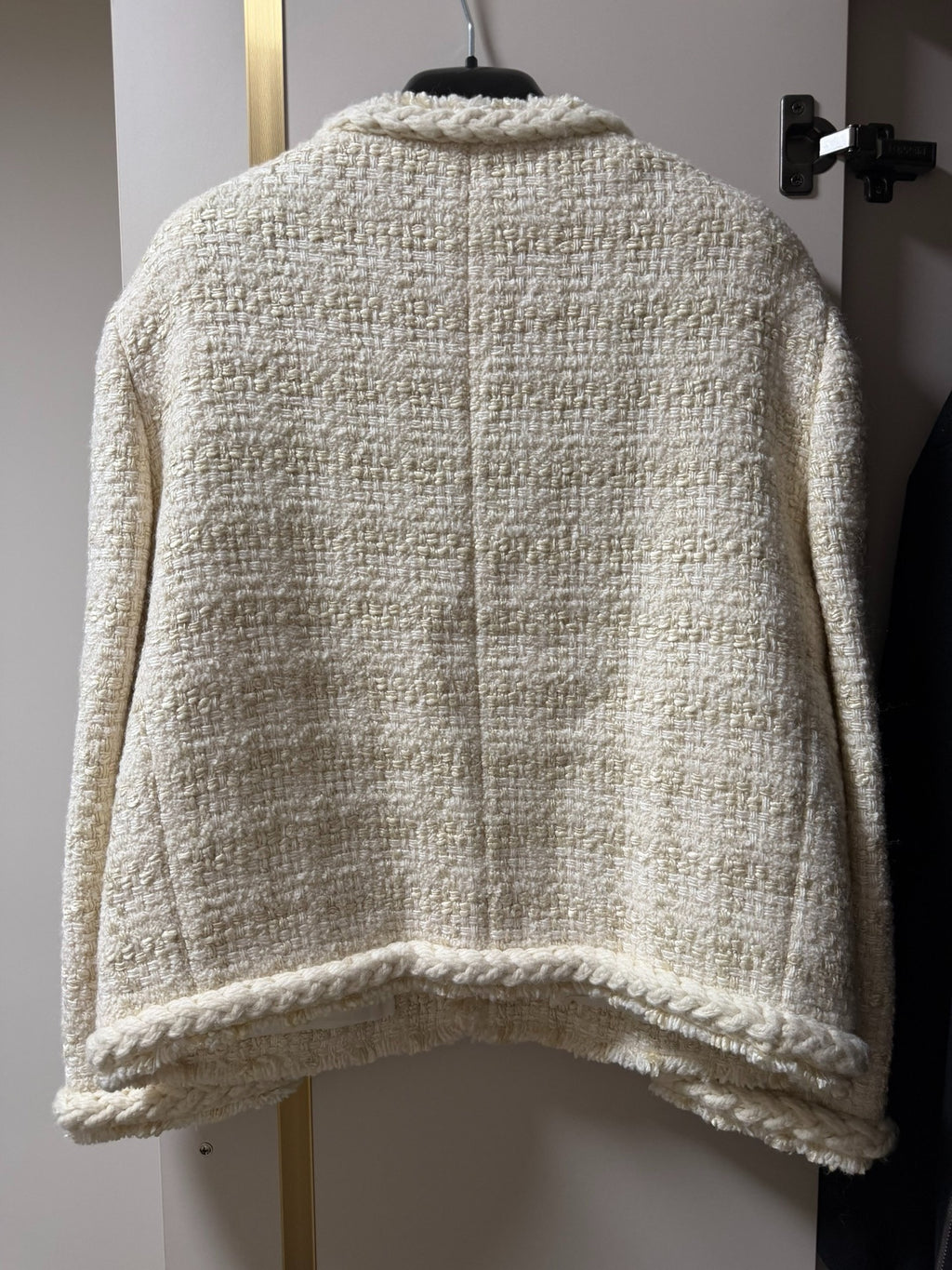 Saint Laurent SS22 Off-White Tweed Jacket